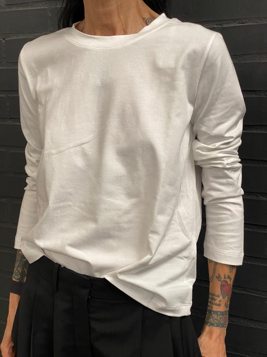 T-shirt girocollo manica lunga