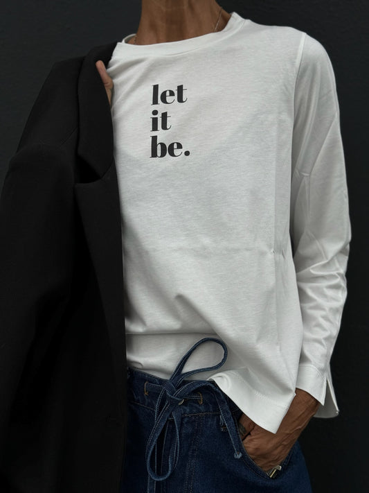 Long sleeve T-shirt with print