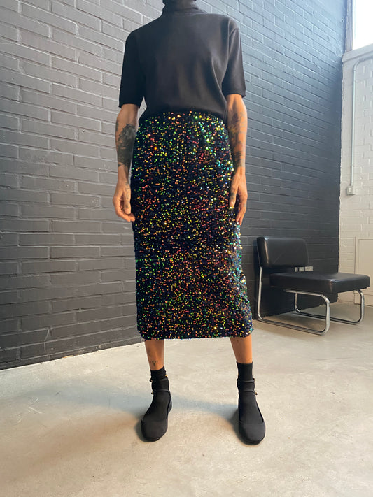 Sequin skirt