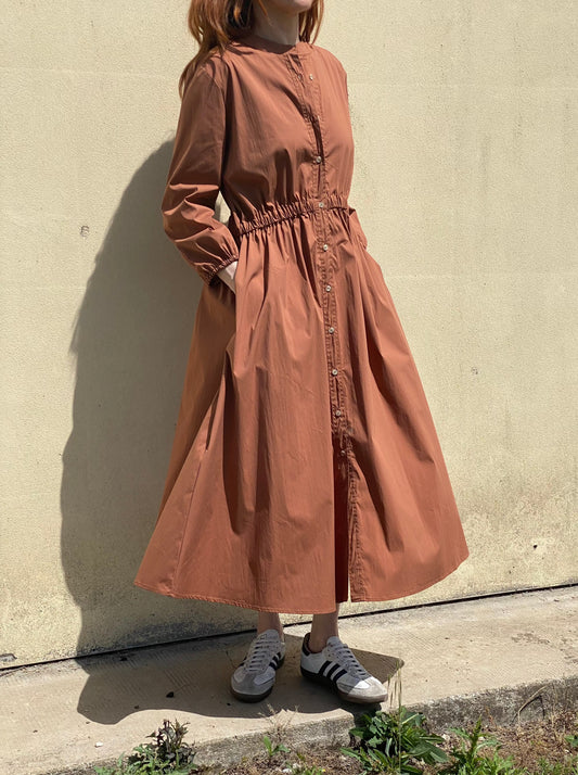 Cotton shirt dress