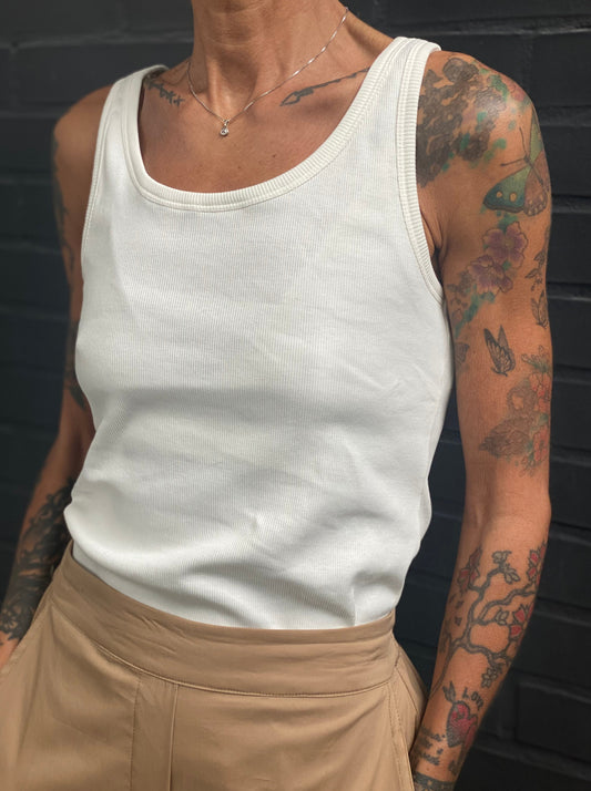 Ribbed tank top