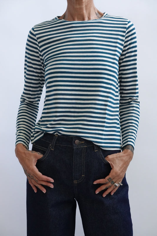 T-shirt slim a righe