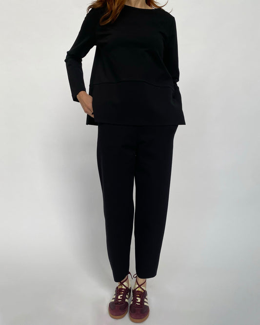 Balloon pants in Milano stitch