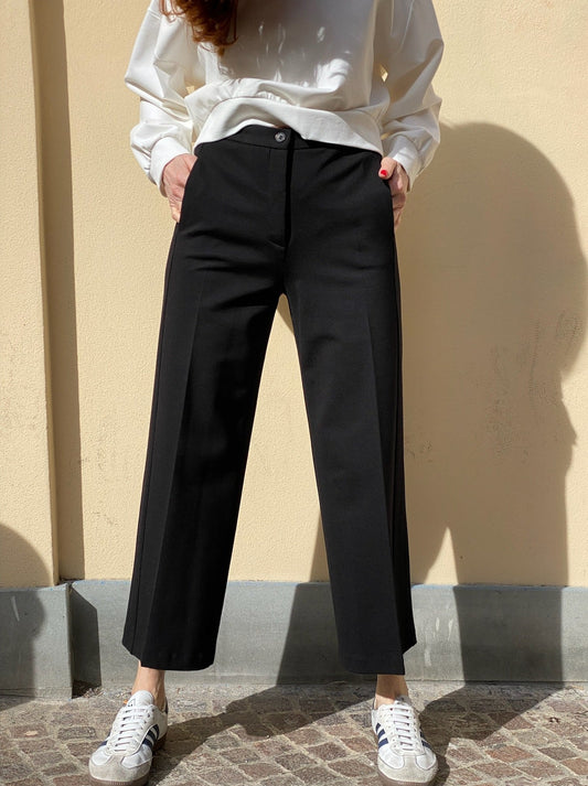 Milano stitch band trousers