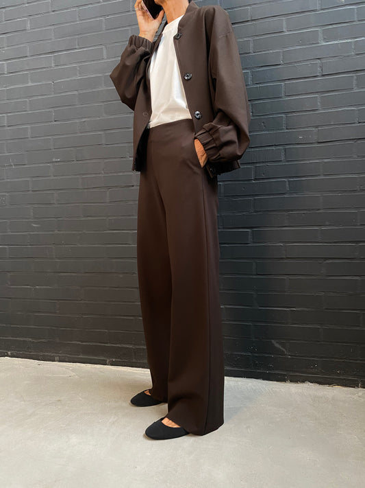 Pantalone morbido in punto milano