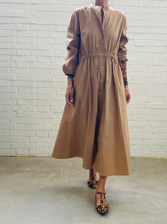 Cotton shirt dress
