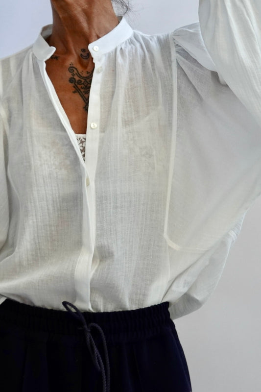 Korean blouse with wide sleeves