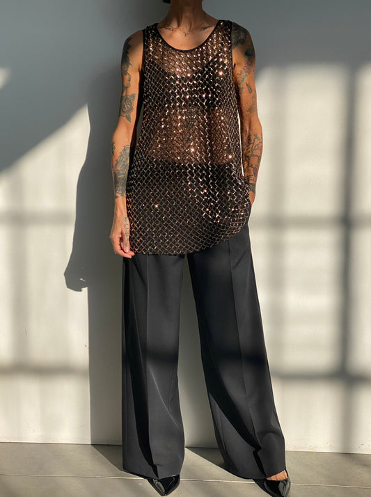 Sequin tank top