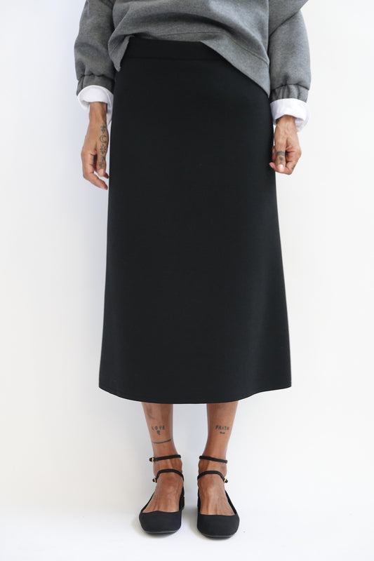 Gonna longuette neoprene