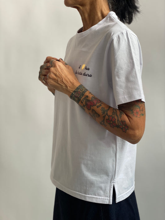 T-shirt girocollo regular con stampa