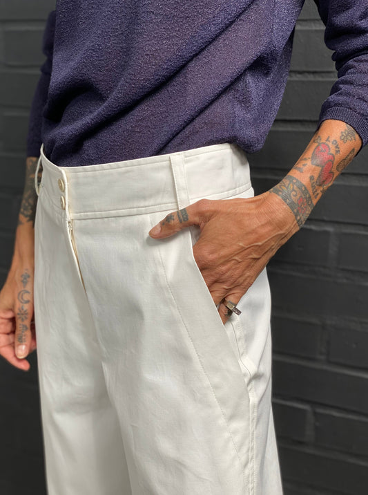 Wide leg trousers