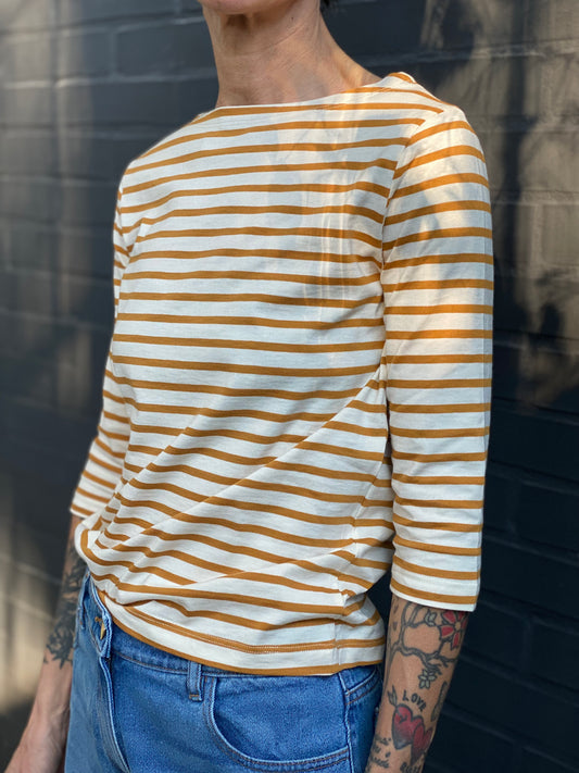 Boat neck T-shirt