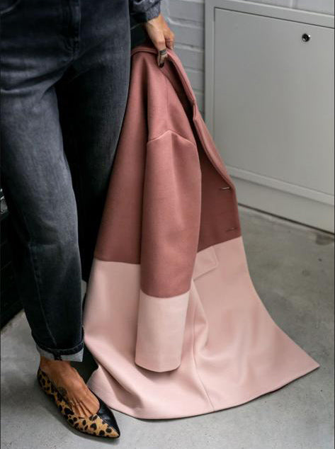 Two-tone coat