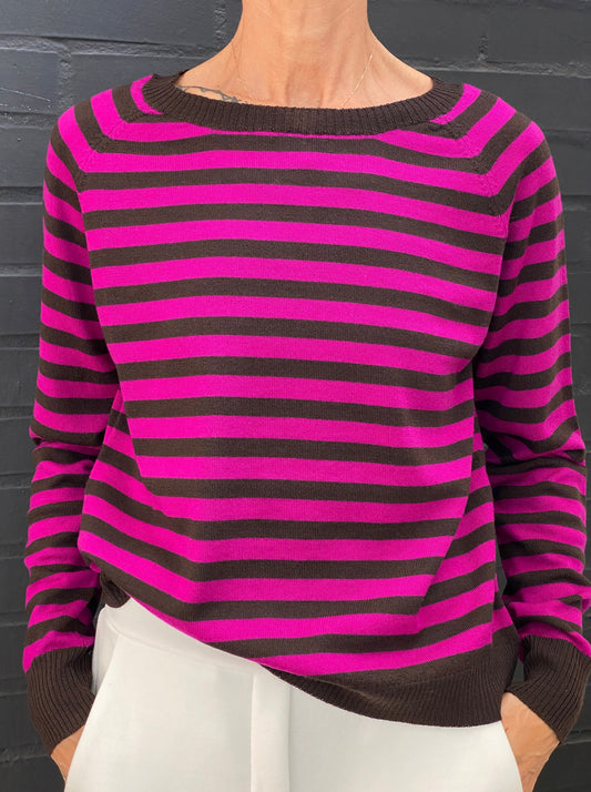Striped wool sweater