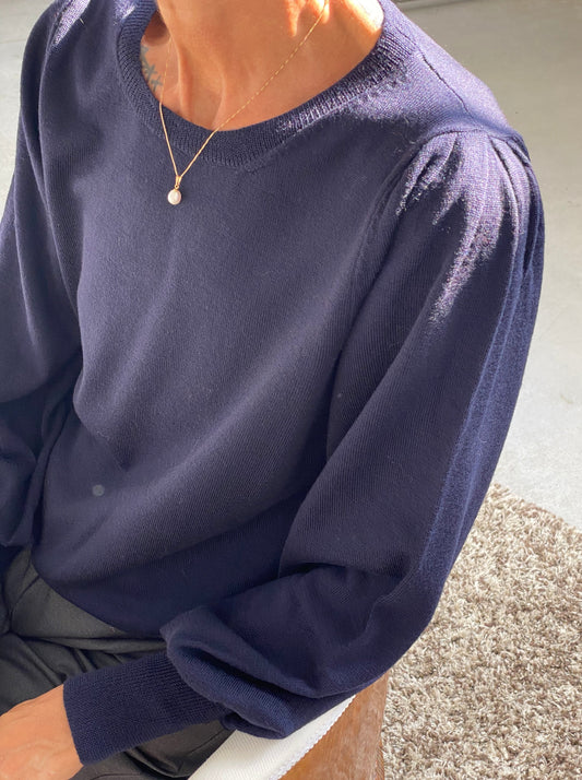 Balloon sleeve blouse