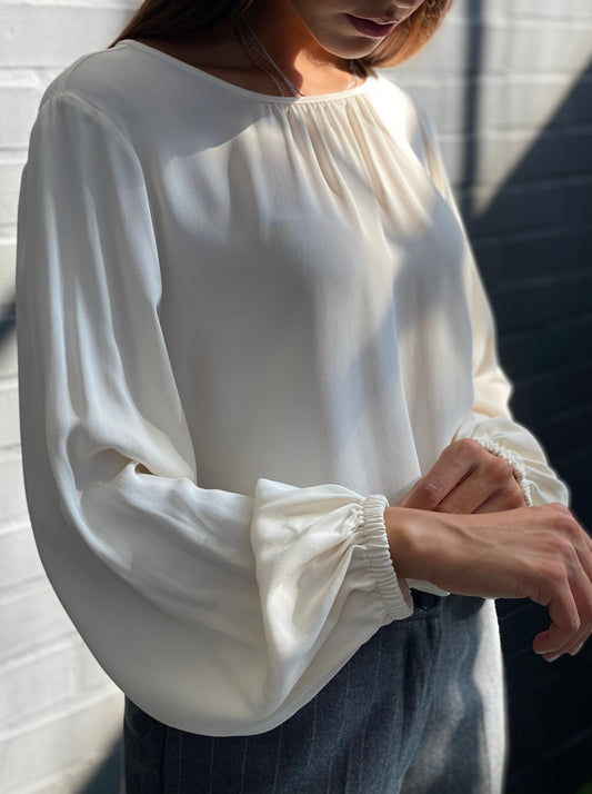 Crew neck blouse