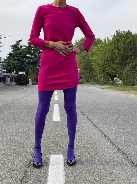 Mini dress in punto milano