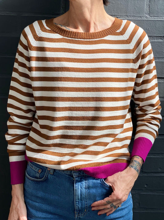 Striped wool sweater