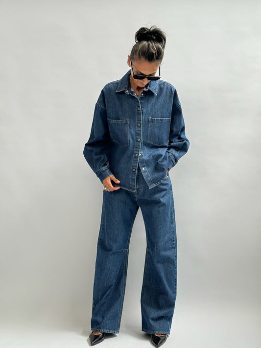 Overshirt in denim