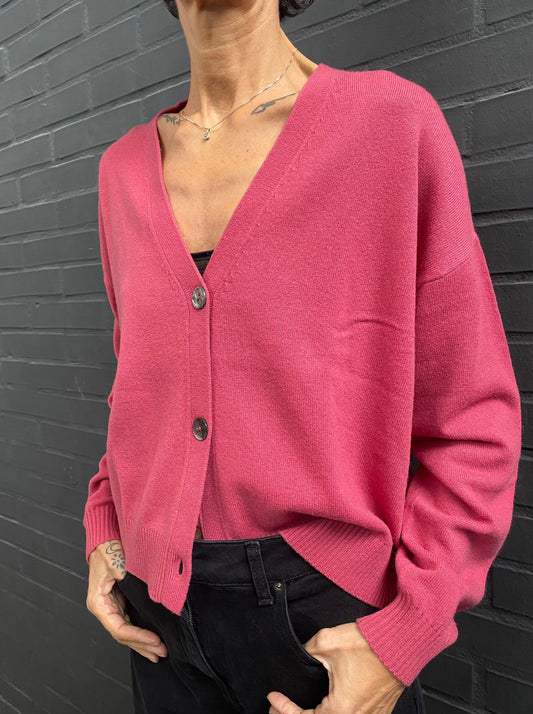 V-neck cardigan