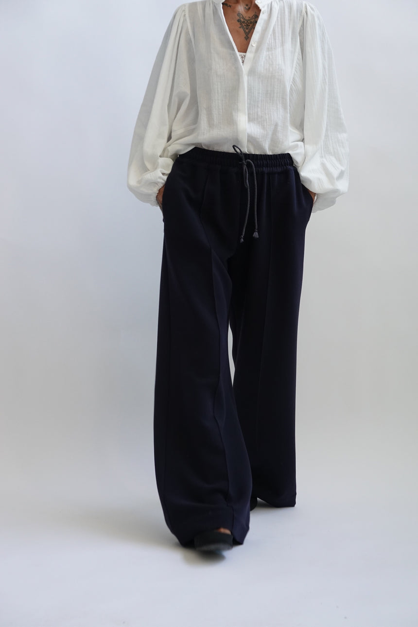 Pantalone palazzo con coulisse