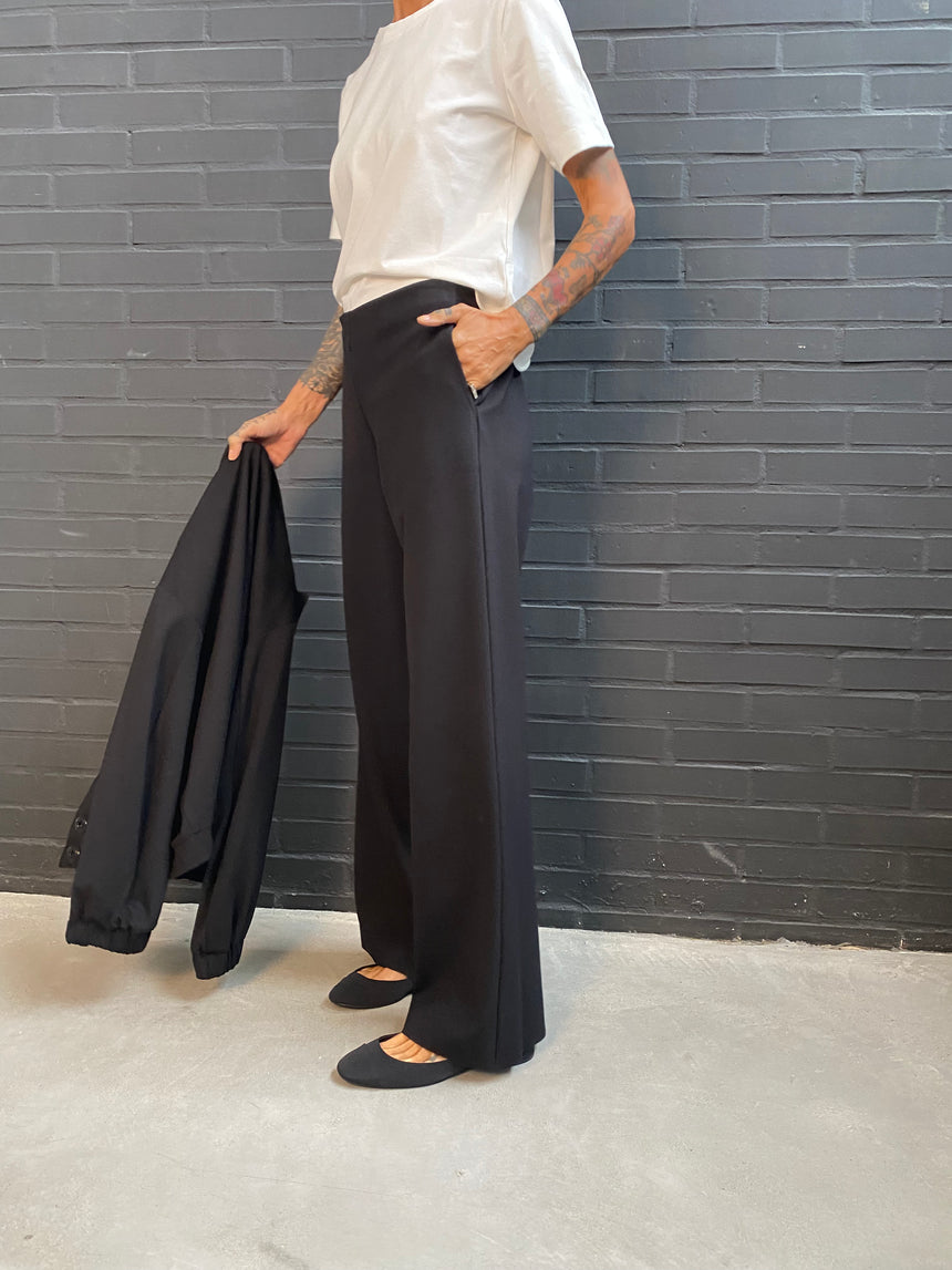 Pantalone morbido in punto milano