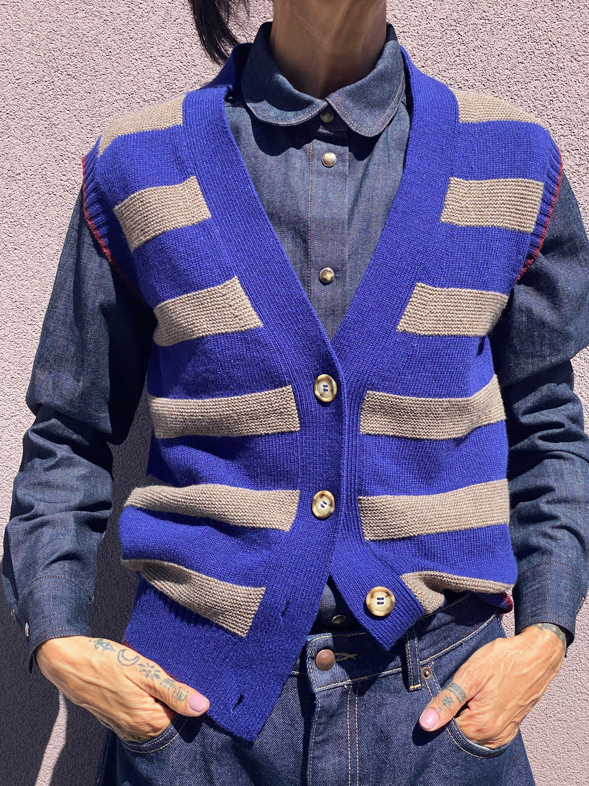 Gilet a righe