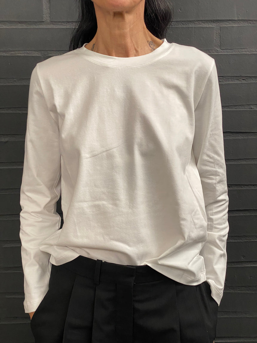 T-shirt girocollo manica lunga