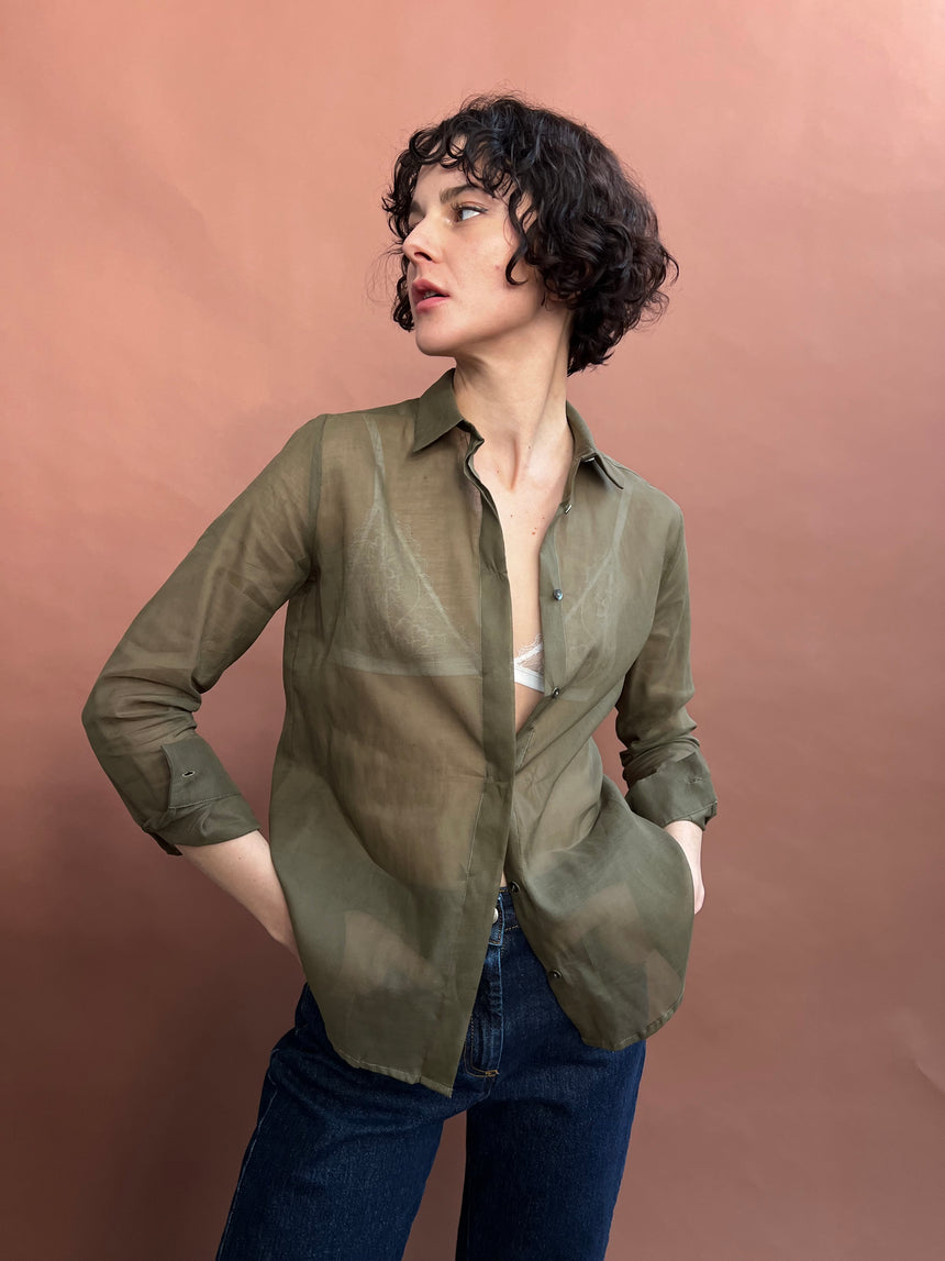 Men's muslin shirt