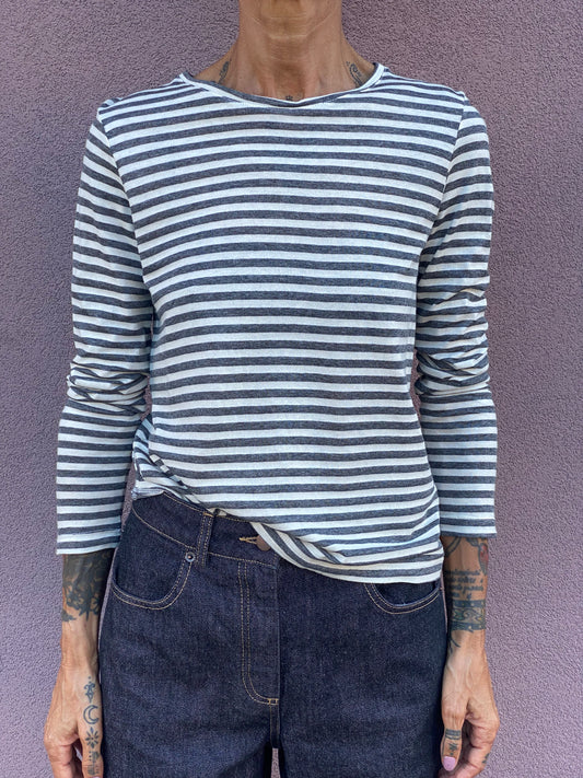T-shirt slim a righe