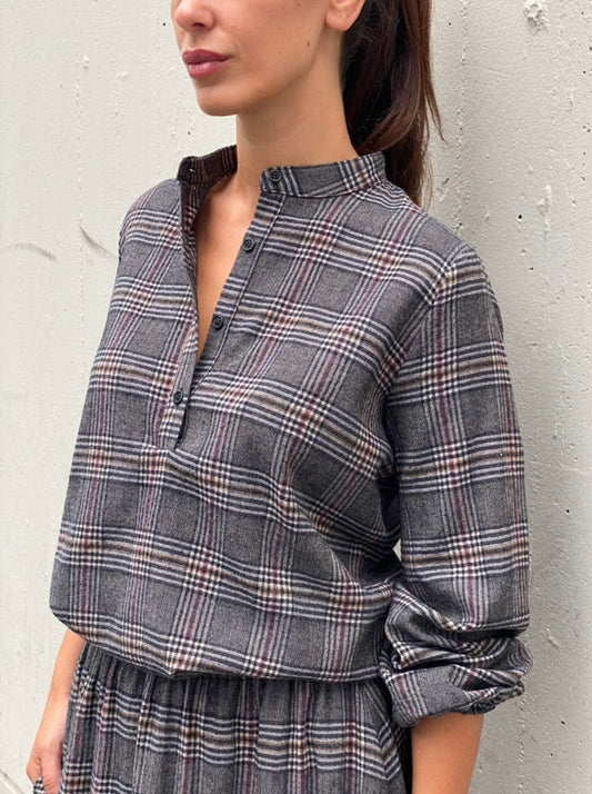 Camicia serafino tartan