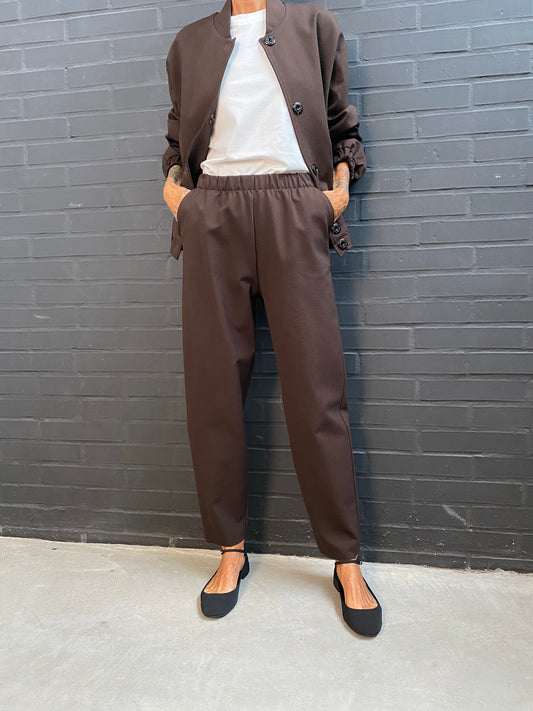 Pantalone balloon in punto milano