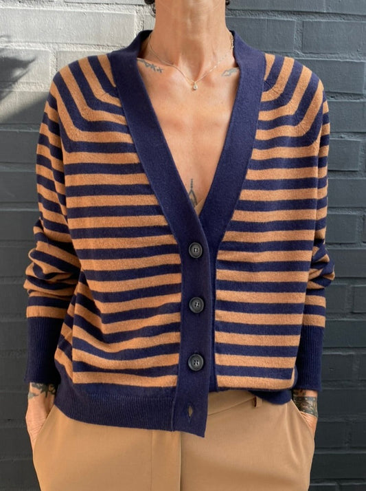 Striped cardigan