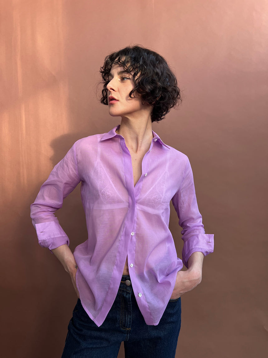 Men's muslin shirt