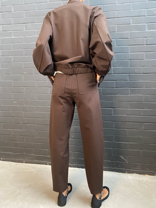 Pantalone balloon in punto milano