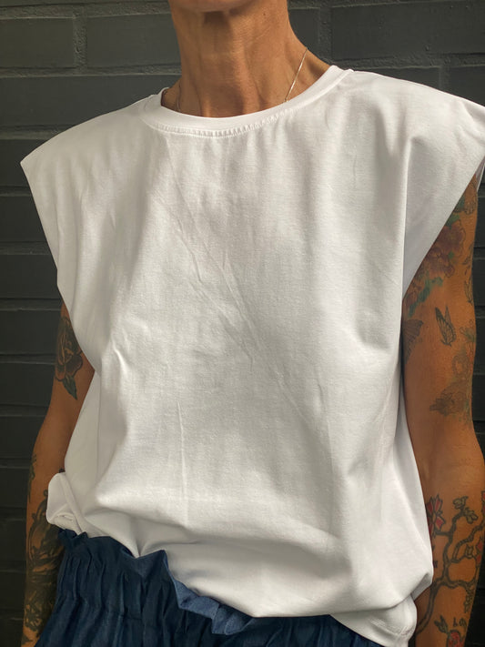 T-shirt with cut back