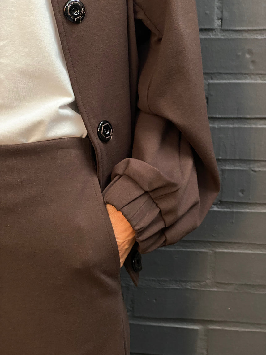 Pantalone morbido in punto milano