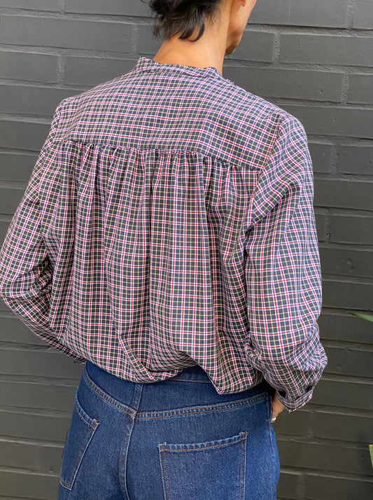 Shirt with micro ruffles