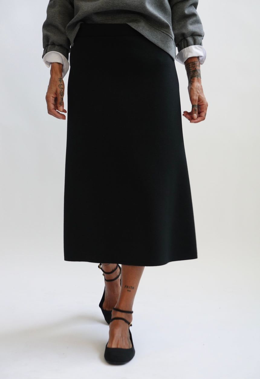 Gonna longuette neoprene