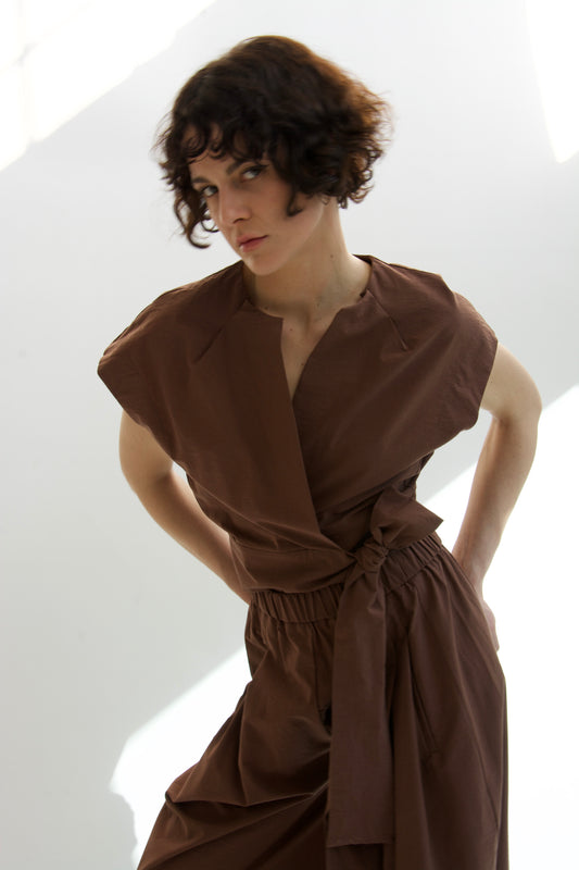 Blusa con fusciacca