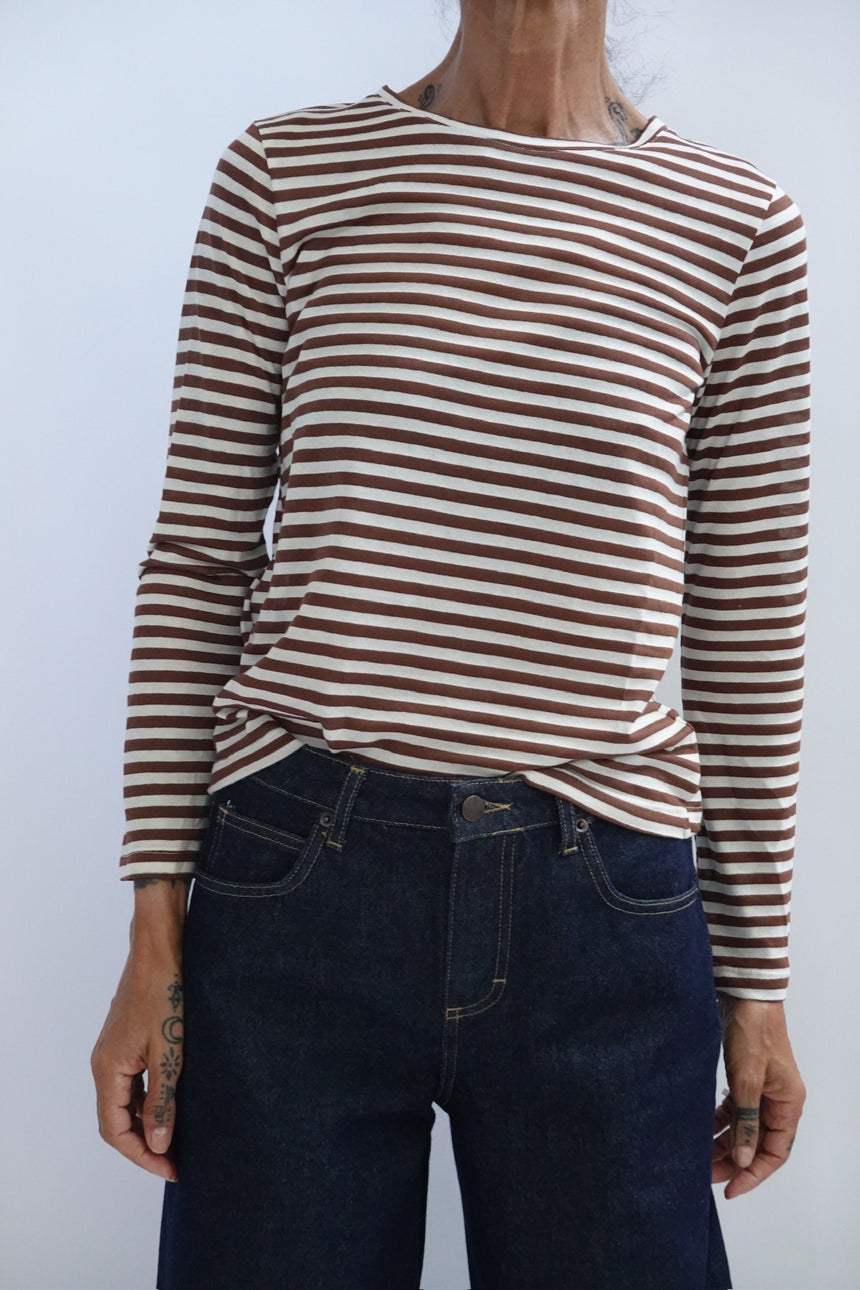 T-shirt slim a righe