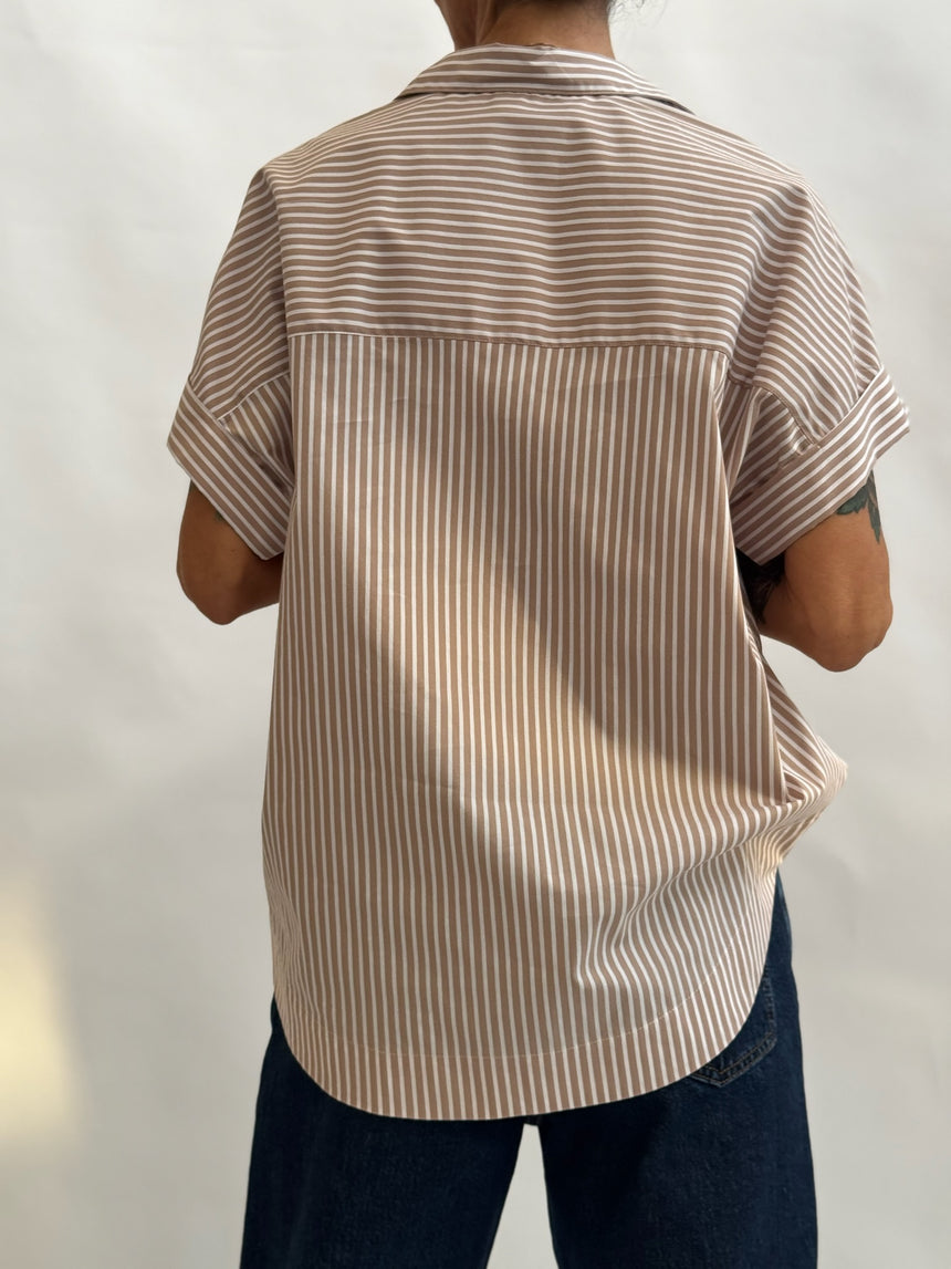 Camicia polo a righe
