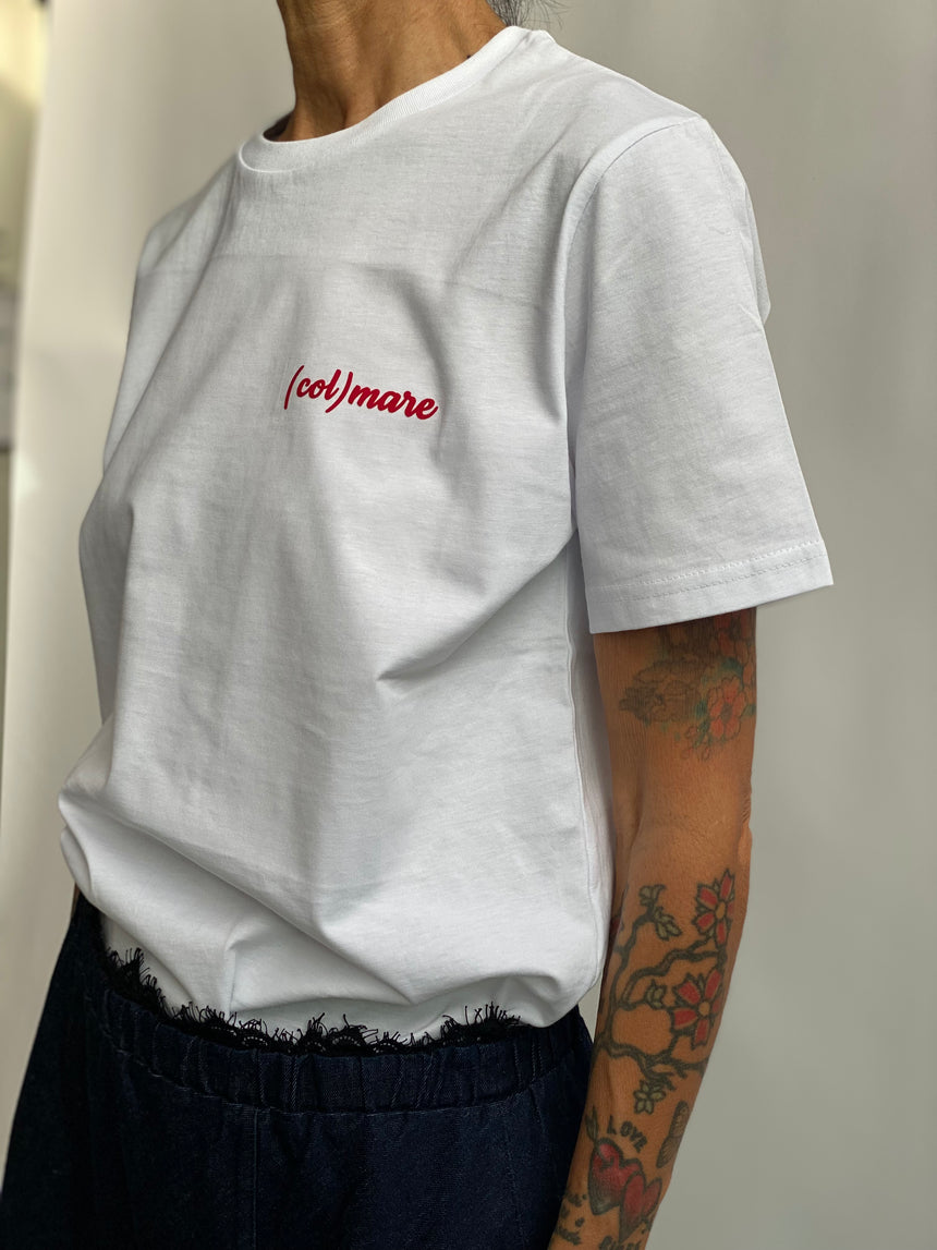 T-shirt girocollo regular con stampa