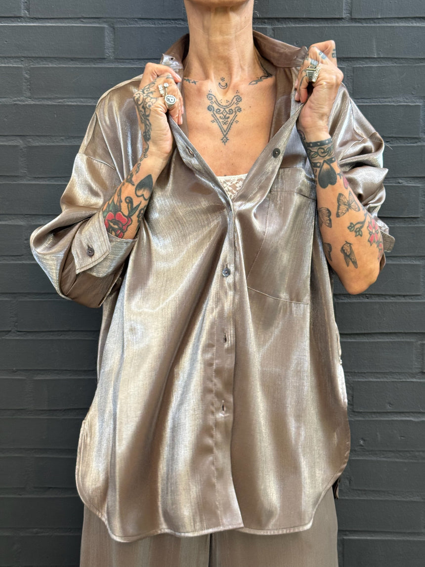 Overshirt cangiante