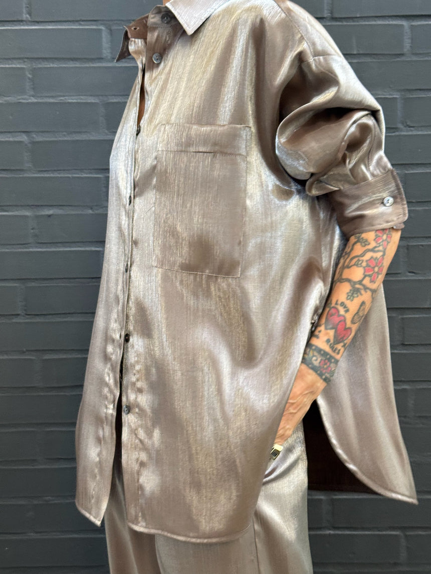 Overshirt cangiante