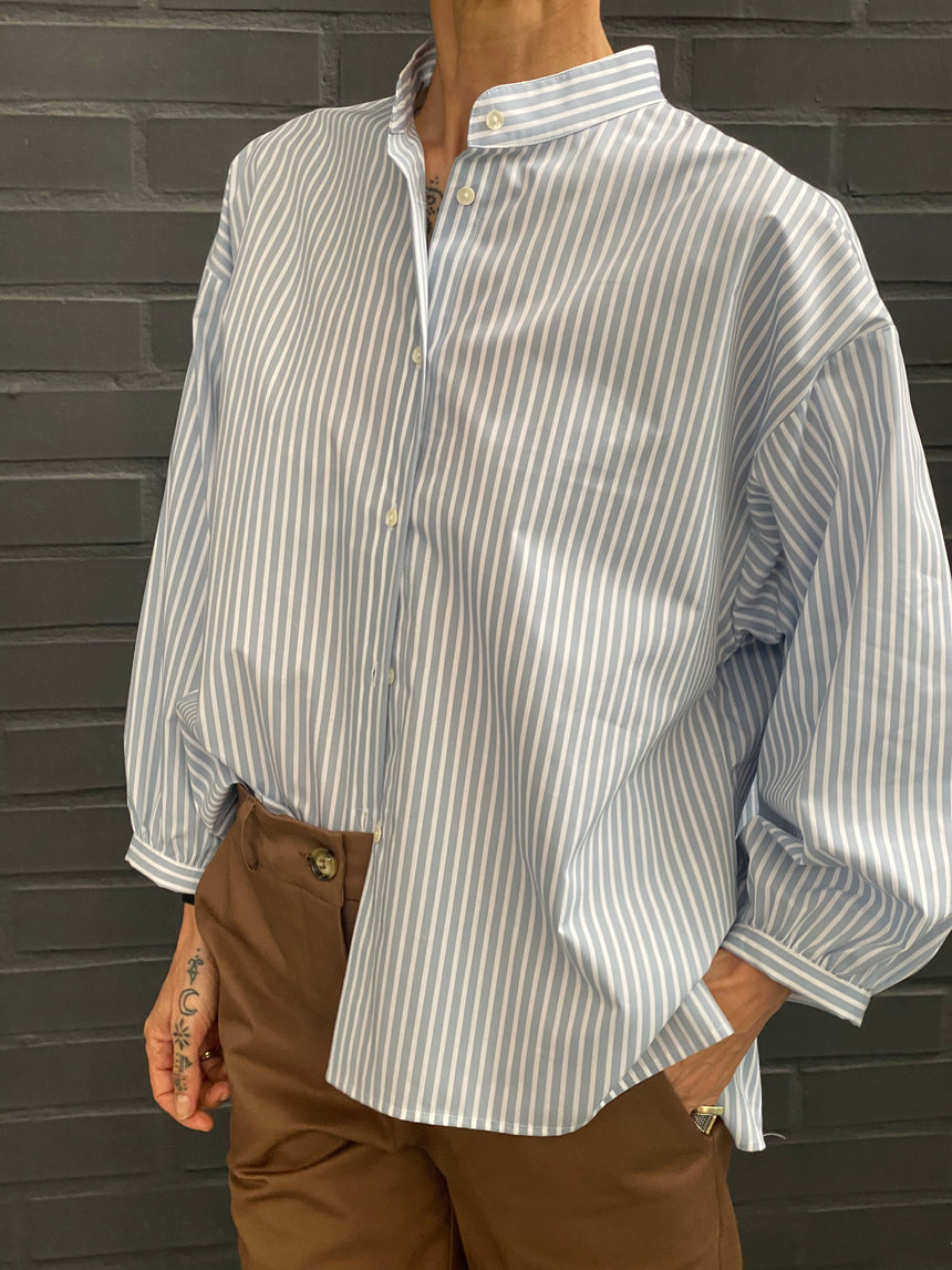 Camicia coreana a righe