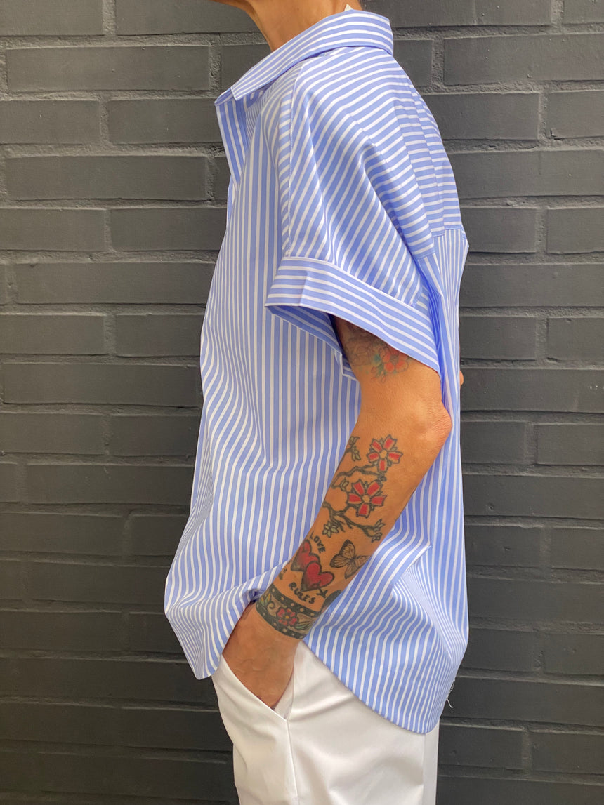 Camicia polo a righe