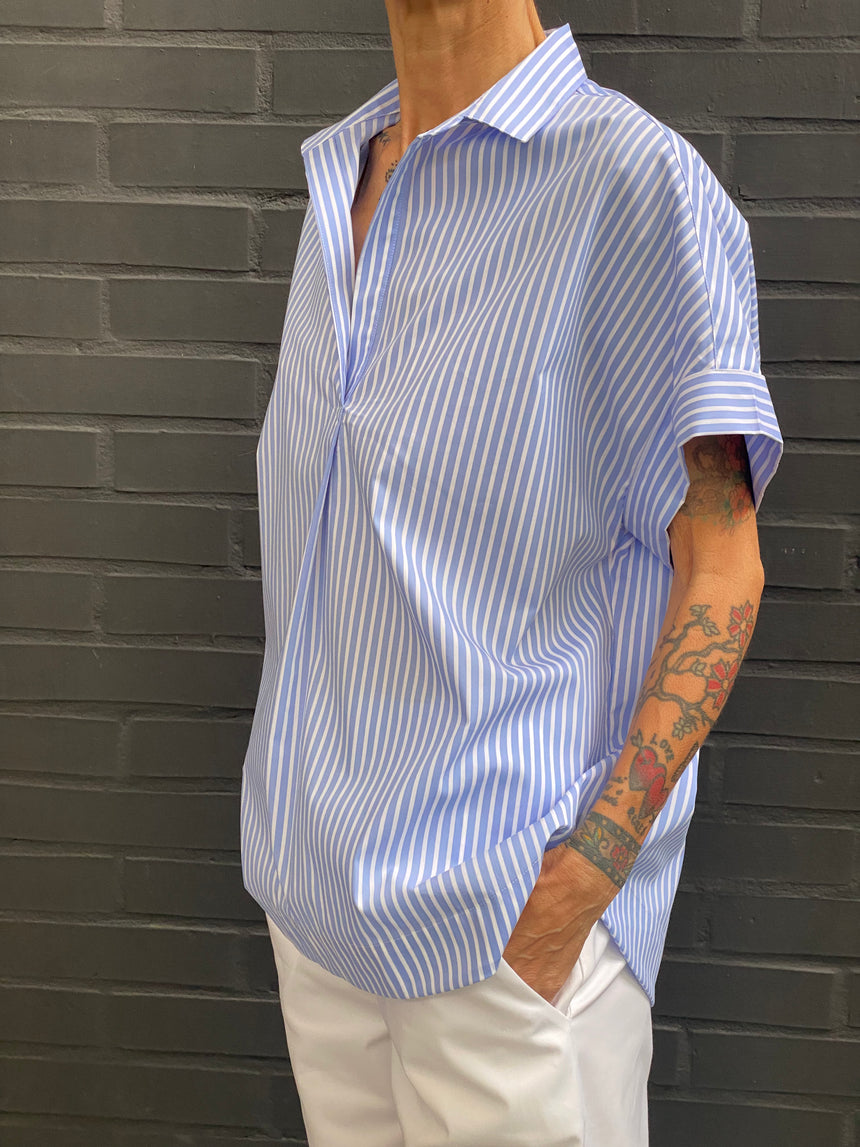 Camicia polo a righe