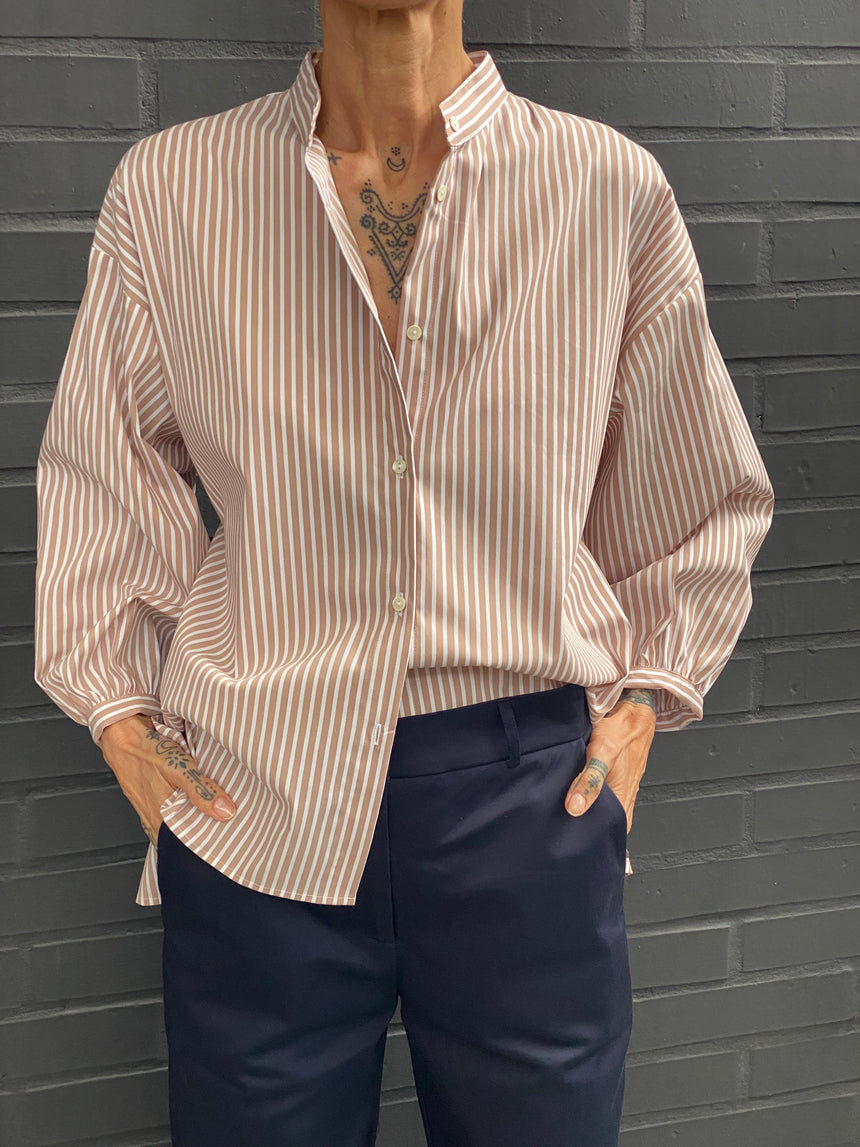 Camicia coreana a righe