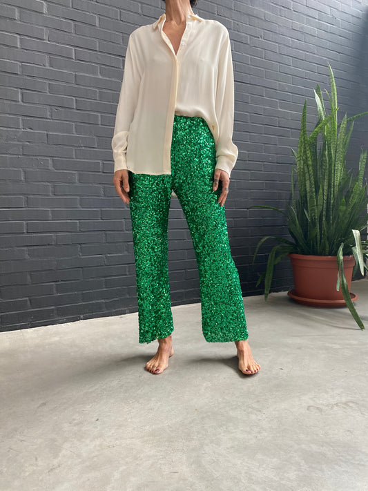 Pantalone in paillettes